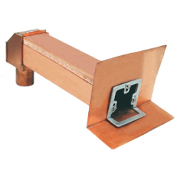 Clamp-Tite Copper Box Scupper