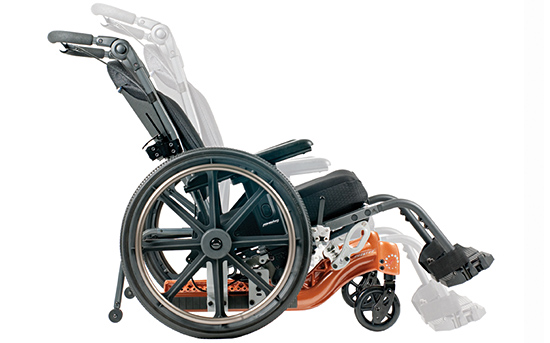 Fuze T20 Manual Tilt-in-Space Wheelchair