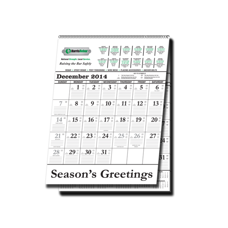  Printing services, calendars