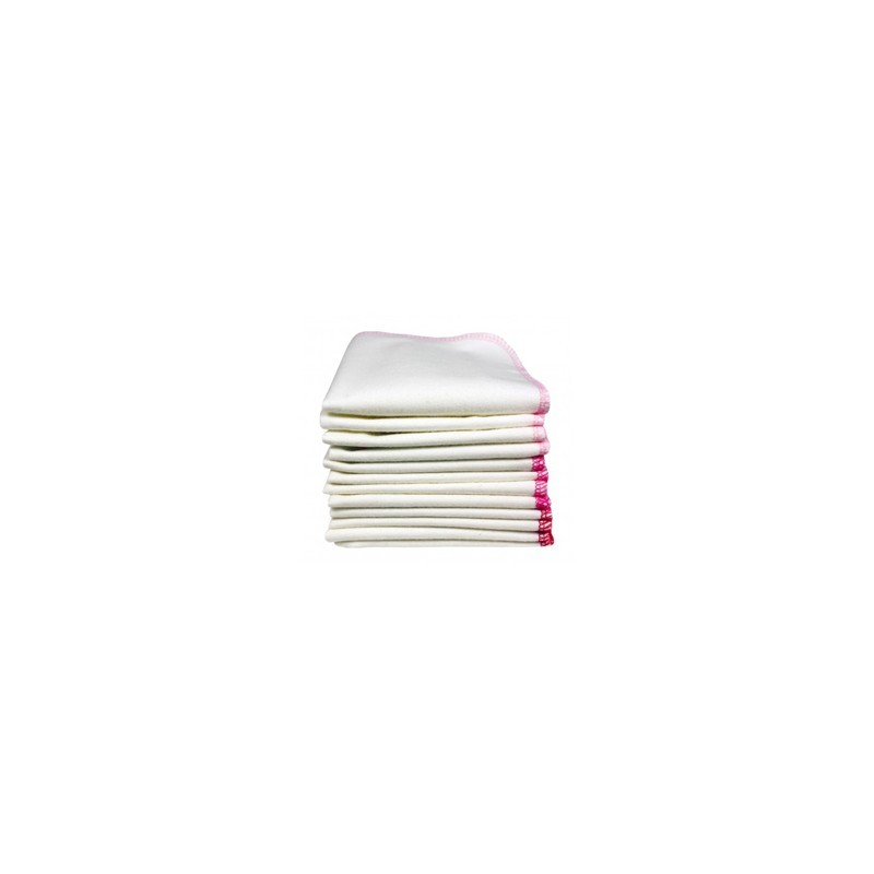 IMSE VIMSE - organic cotton wipies Pink - 22 x 22 cm (12 pcs)