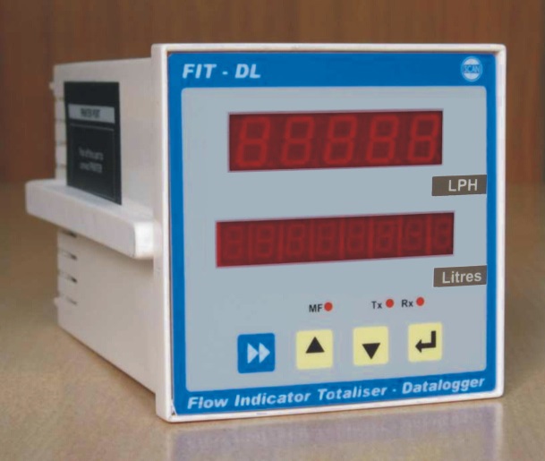 mA input Flow Indicator Totaliser Datalogger