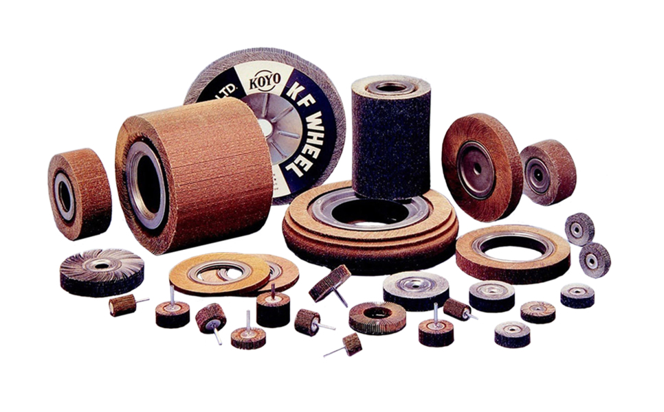 Meules abrasives à lamelles