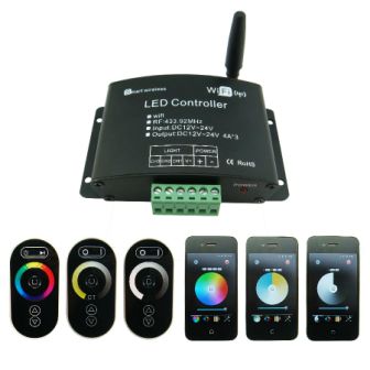 rgb led strip wifi controller system RGB LED Strip Wifi Controller