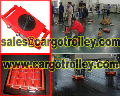 Machinery moving skates can be customized as demand