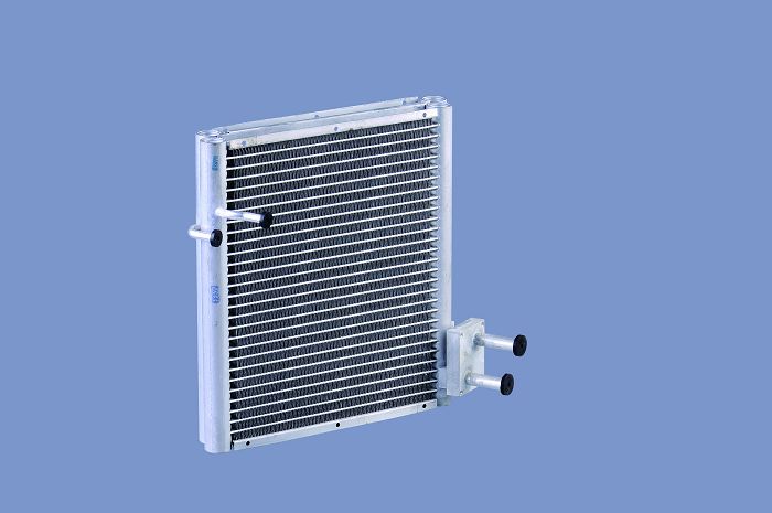 tube and fin condenser Microchannel Tube Louver Fin Condenser