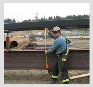 Installation of metal structures