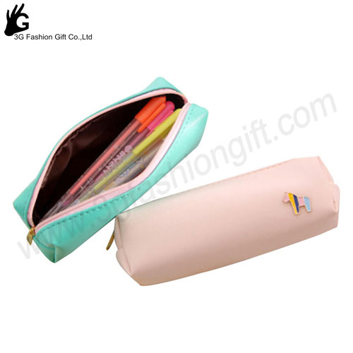 Leather Pencil Bag Pencil Case Students Stationery Bags