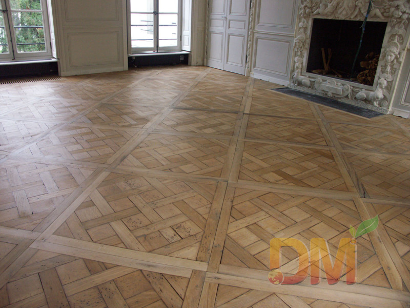 Chinese teak modern design wooden parquet flooring