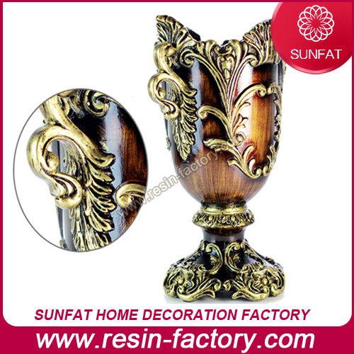 European resin crafts antique vase modern home Decoration business gifts,antique vase