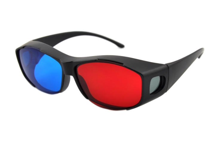 Plastic Anaglyph 3D Glasses