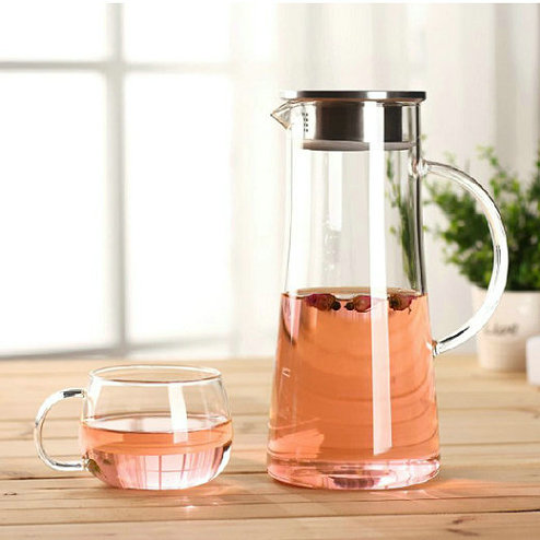 1.5L glass kettle/decanter