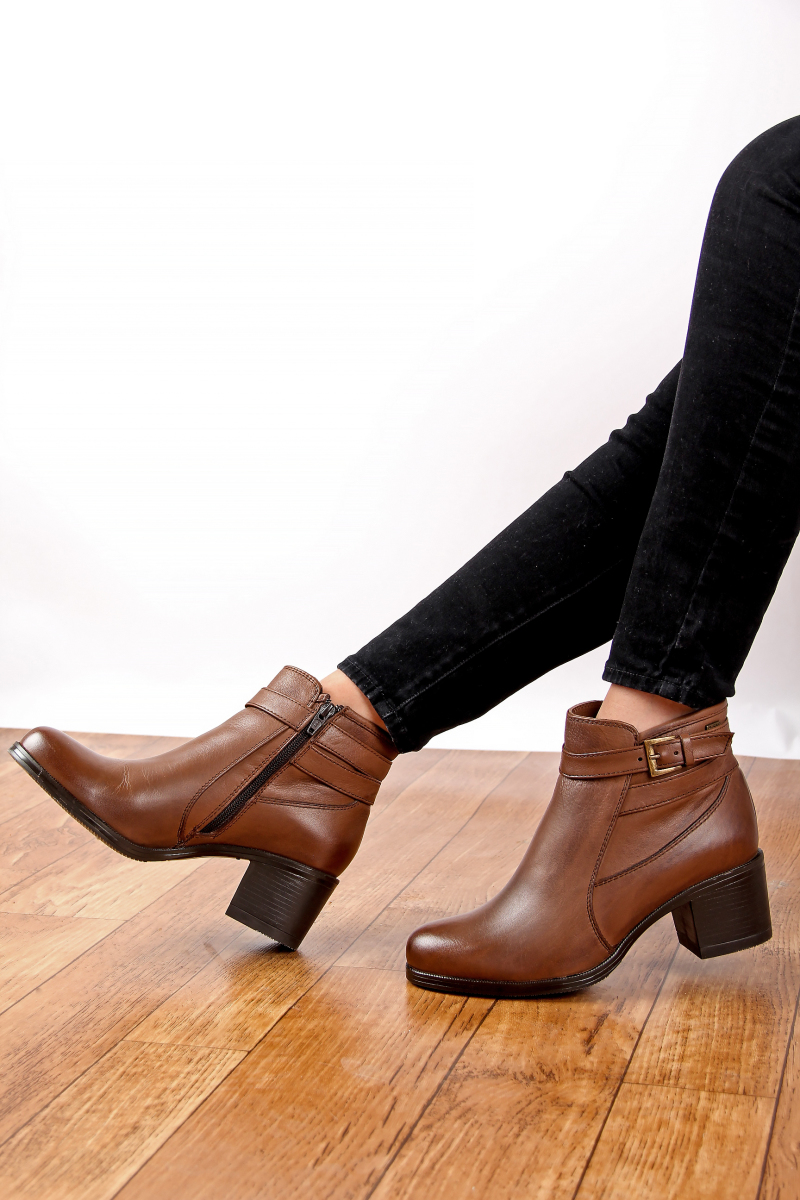 Gön Leather Ankle Boot