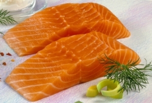 , Salmon të freskëta apo të ftohta