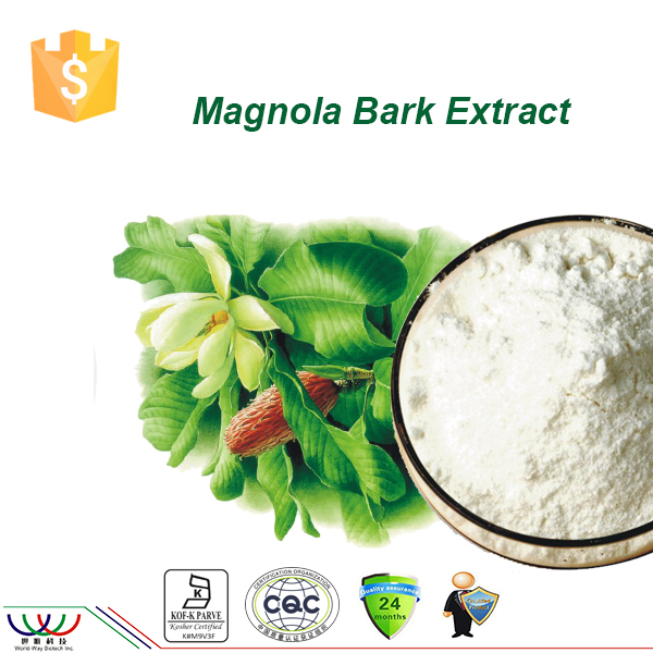 Natural reducing stress, anti-oxidant magnolia bark extract 