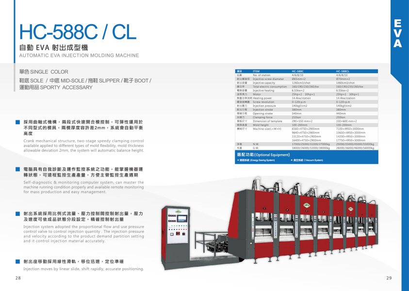 Automatic EVA Injection Molding Machine