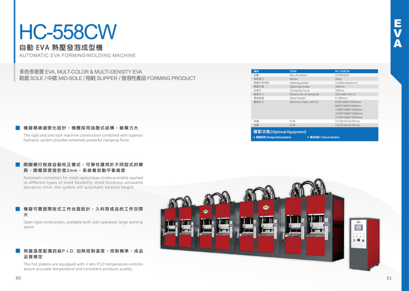 Automatic EVA Forming / Molding Machine