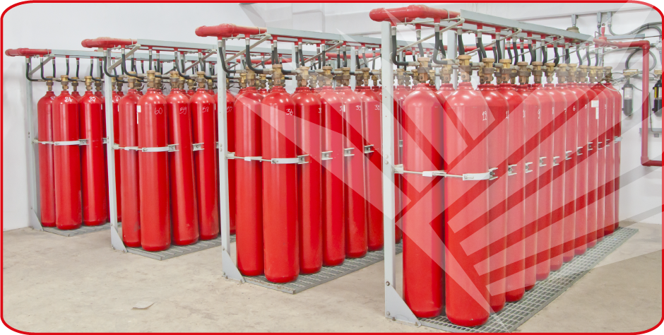 Fire Suppression Systems FM-200, Novac 1230, co2