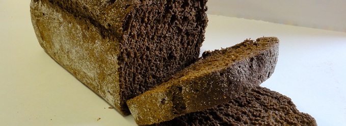 Dark Rye flax-caraway bread