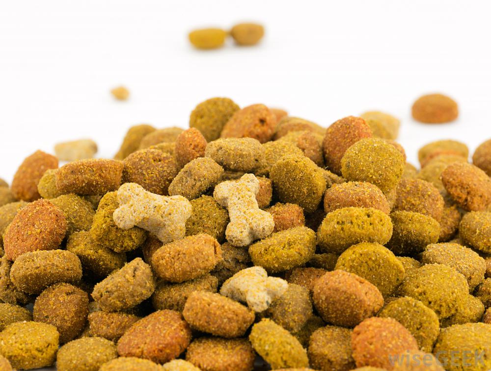 Dry pet food