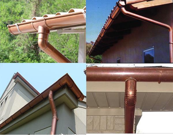 Copper Gutter System