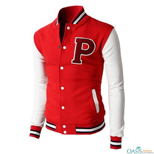 Bright Red Varsity Jacket