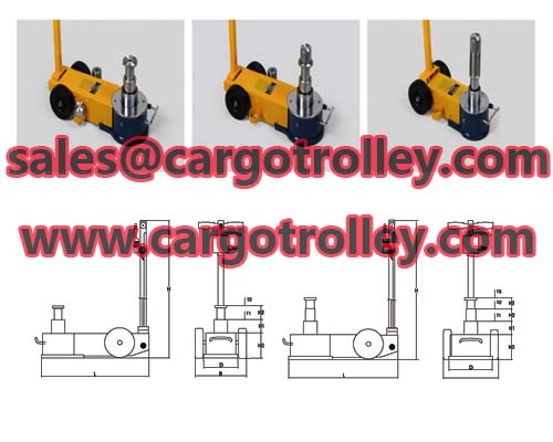 Air car jack easy to operate and safety