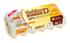 Golden D delivers a carton full of Vitamin D