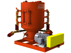 Equipamento de injecção de cimento para minas subterrâneas