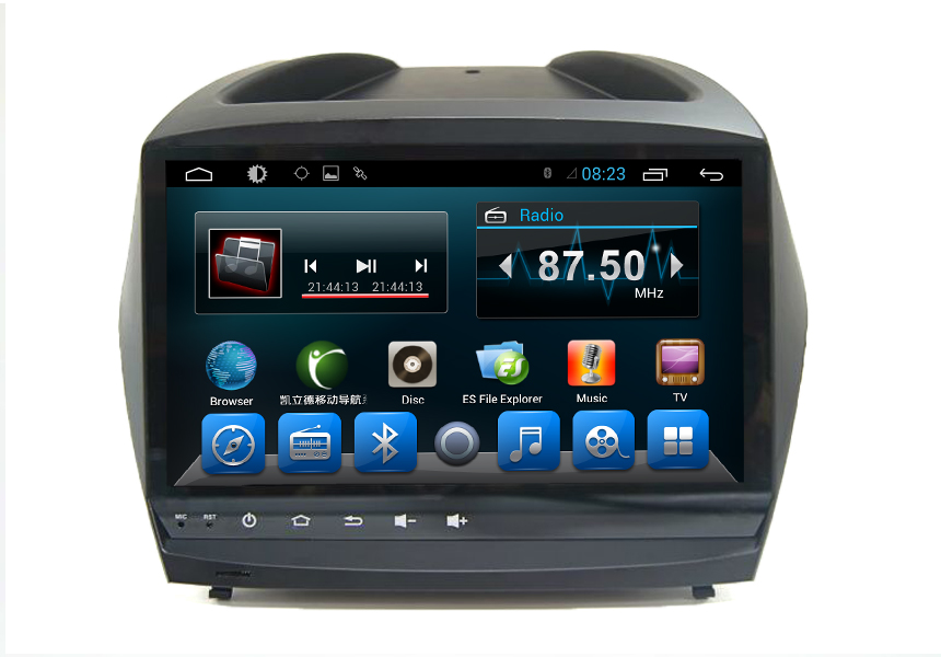 9 Inch Touch Screen Car Dvd Gps Hyundai IX35 2012 Stereo Bluetooth Quad Core Android Factory