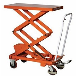 Warrior Manual Double Scissor Lifting Table - 800Kg - WR80D