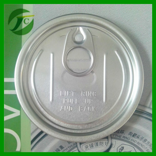 aluminum EOE easy open lid for composite can 