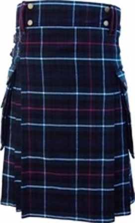 MACKENZIE TARTAN HYBRID UTILITY POCKET KILT