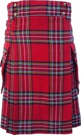 ROYAL STEWAR TARTAN HYBRID UTILITY POCKET KILT