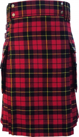 WALLANCE TARTAN HYBRID UTILITY POCKET KILT