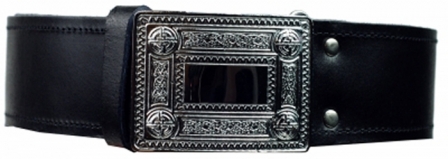 KILT BELT WITH CELTIC BUCKLE