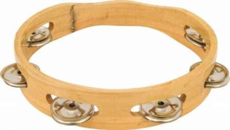 HEADLESS WOODEN TAMBOURINE 8