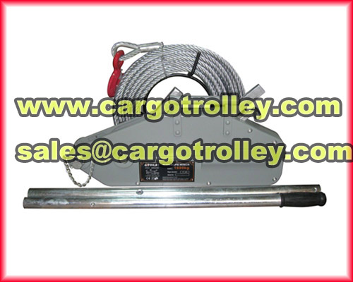 Wire rope pulling hoist price list with details