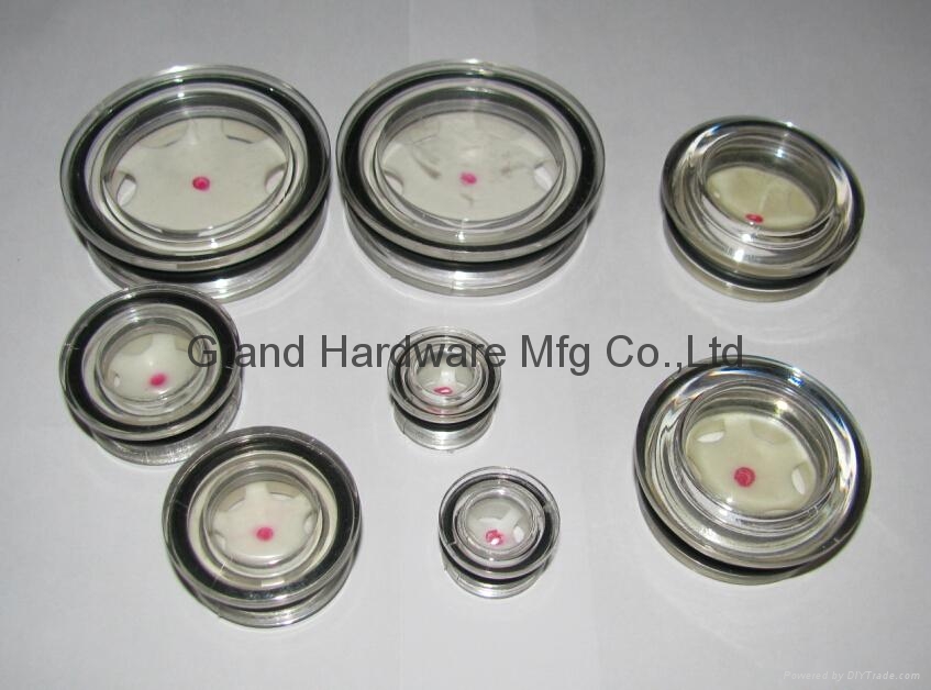 Polycarbonate Oil Sight glass, plastic Oil level Sight glasses, sight gauge, sight gage, sight window, view ports, oil level indicator, liquid sight glass