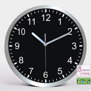 large black wall clock