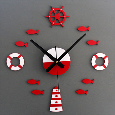 sunburst wall clock