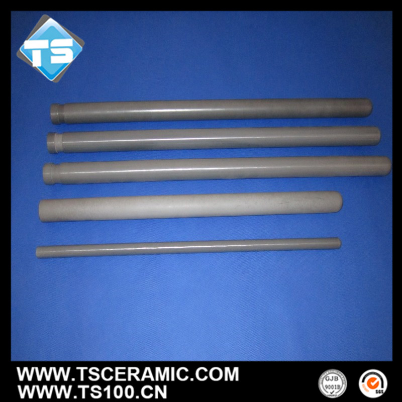 Nitride Bonded Sic  Thermocouple Protection Tube /Thermowells for Aluminum Casting