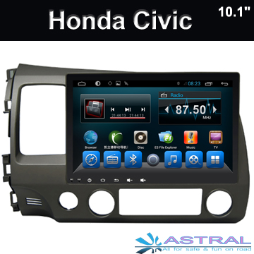 Car Radio GPS Navigation Player with USB SD Radio Big Screen Honda Civic 2006-2011