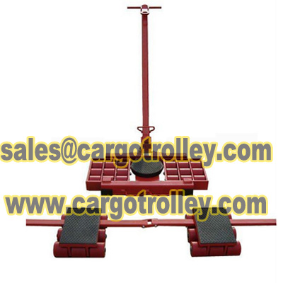 Transport trolley applied on moving and handling loads