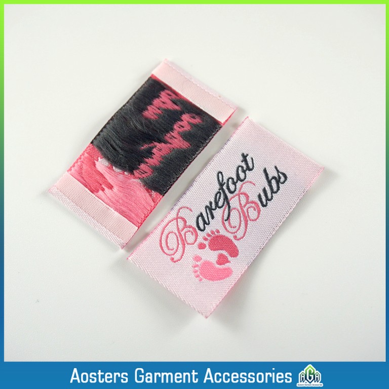 beatiful wholesale customized woven clothing labels for clothing