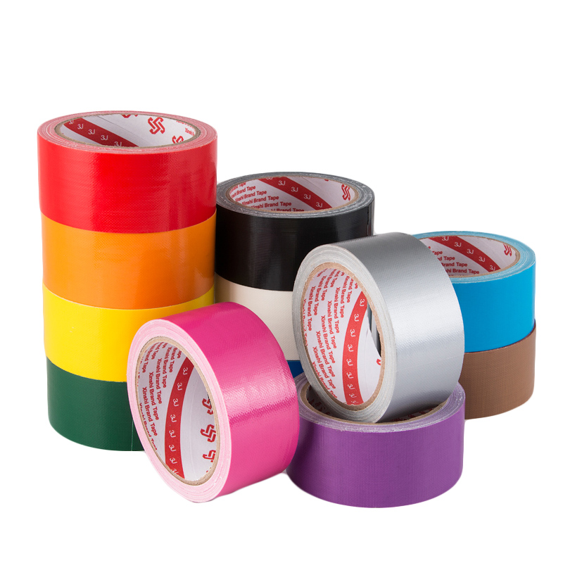 Yuanjinghe Colored Duct Tape Waterproof White Duck Tape Black Gaffers Tape To Packaging/Warts/Crafts