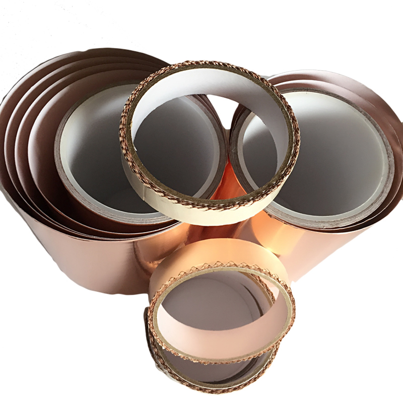 Yuanjinghe Copper Foil Tape Copper EMI Shielding Tape Conductive Copper Sheet Packing/Packaging Tape