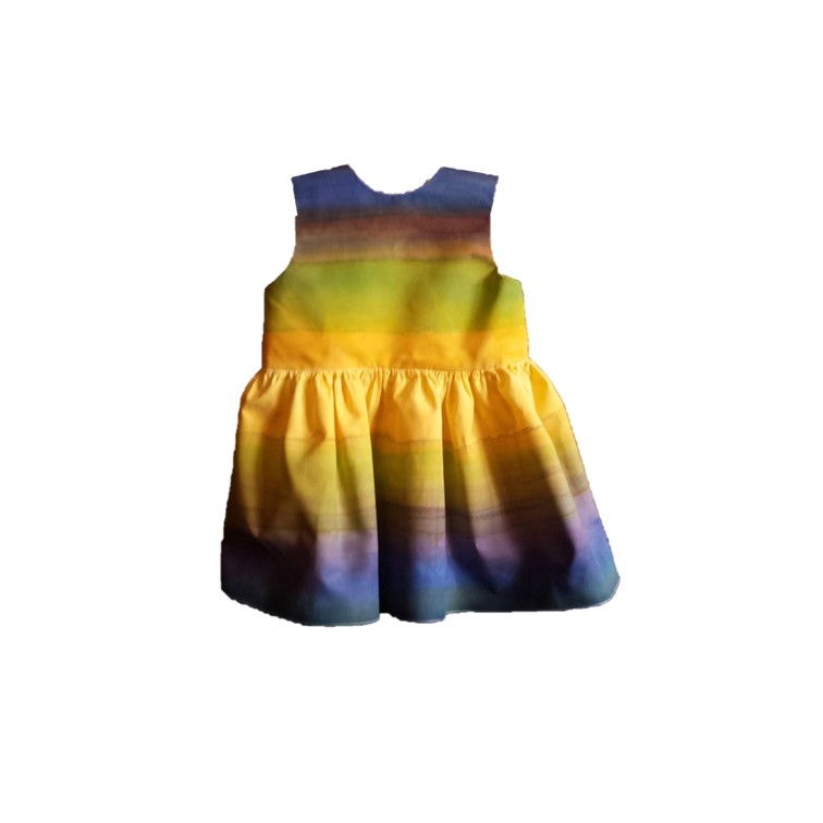 Universo Artesano - Hand-painted Dress for girl hand made in Peru