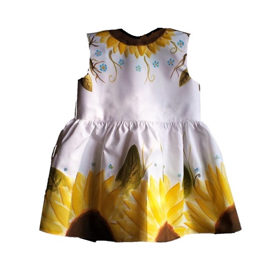 Universo Artesano - Hand-painted Dress for girl hand made in Peru