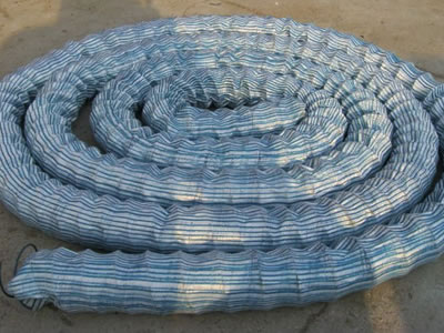 Soft permeable pipe