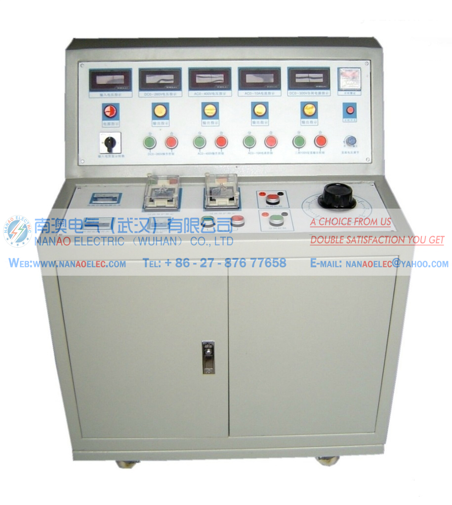 NAKGT high and low voltage switchgear power test bed